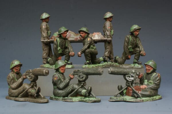 Kentoys Khaki Infantry - Job Lot of Figures