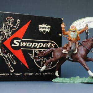 Herald "I'm A Swoppet!" Cowboy Wounded with Arrow Mounted - Boxed