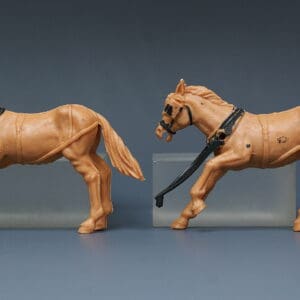 Spare Horses for Timpo Covered Wagon - Early 1st Issue (TAN)