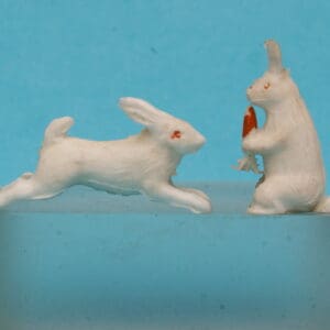 B&S Farm Series - Pair of Rare WHITE Rabbits!