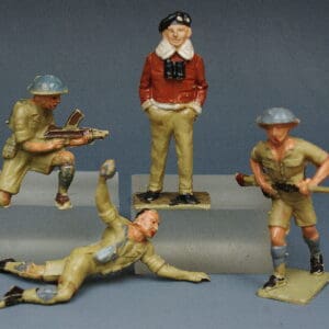 Cherilea 60mm British 8th Army - GREY Helmets + 'Monty'
