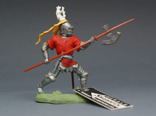 Swoppet Knight with Pole-axe (Red Tunic)