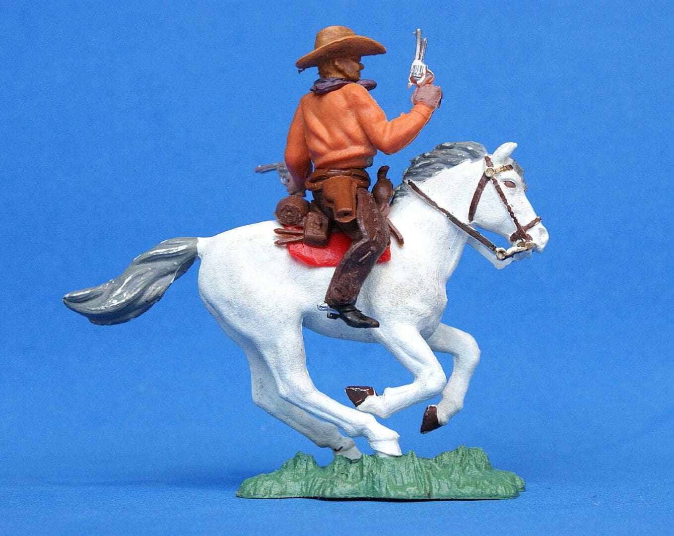 Herald Swoppet Mounted Cowboy Sheriff - 1st Issue 1958 - Image 3