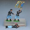Britains "Eyes Right" ACW Union Infantry - 3-Figure Group - Image 2