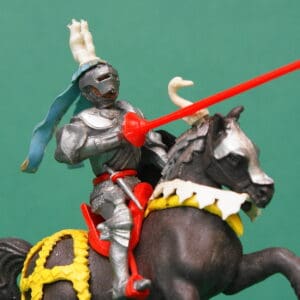 Britains Swoppet Mounted C15th Century Knight Defending