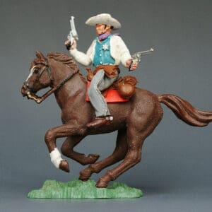 Herald Swoppet Mounted Cowboy Sheriff (1st Issue 1958)