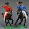Timpo AWI Mounted British Redcoat Soldier, Firing Pistol - Image 4