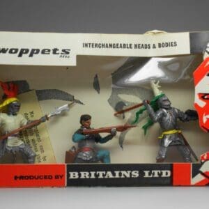 SOLD Swoppet Knights 3 Figure Window Box