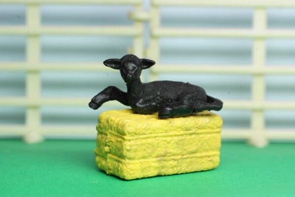 LAST ONE! Herald BLACK Lamb Lying