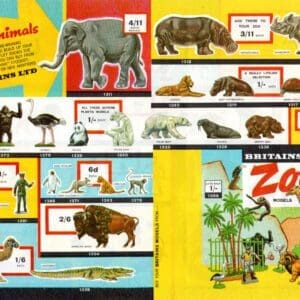 NEW! Britains Facsimile 1963 Zoo Models Sales Leaflet