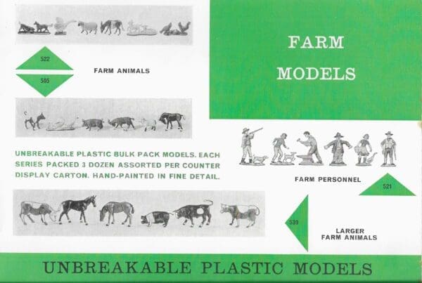 NEW! Crescent Smaller Farm Animals - Set #2 - Image 2
