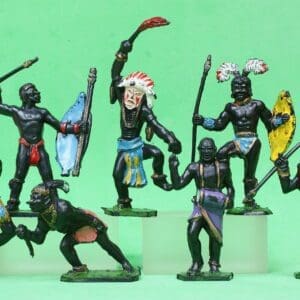 SOLD Lone Star African Natives - Part Set of 7 Figures