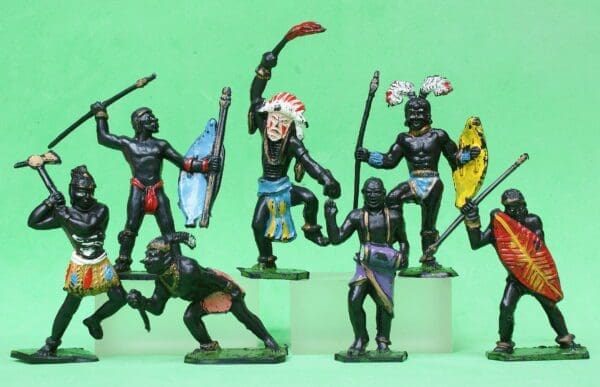 SOLD Lone Star African Natives - Part Set of 7 Figures