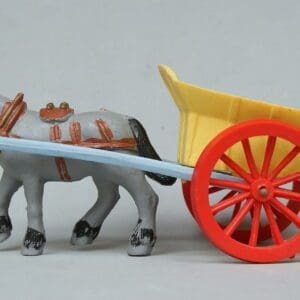 SOLD Charbens Hay Cart & Horse - Rare PLASTIC Variant!
