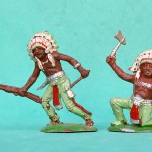 SOLD Cherilea 50mm Indians - GREEN Paint Schemes