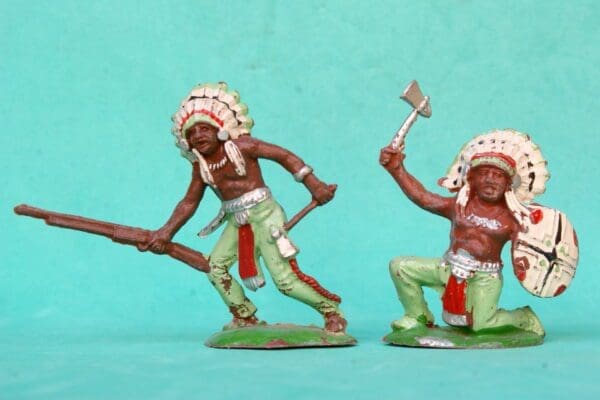 SOLD Cherilea 50mm Indians - GREEN Paint Schemes