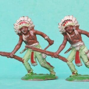 NEW! Cherilea 50mm Indians Rifle & Tomahawk - Matching Pair