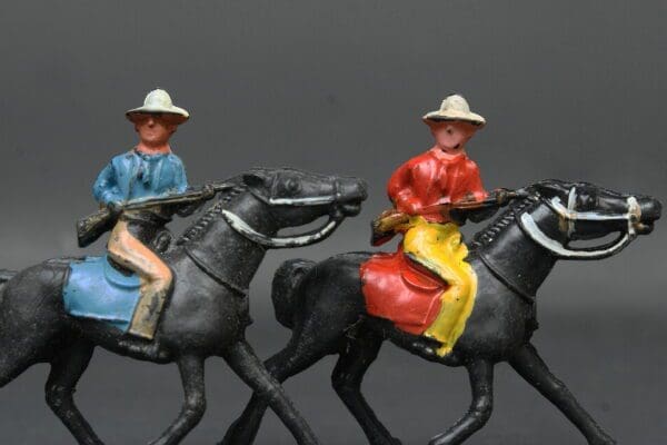 SOLD Cherilea 30mm Mounted Cowboys from Lead Moulds