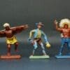 NEW! Crescent Indians & Cowboy with Cash Bag - Early Paint!