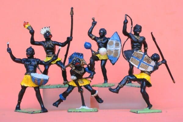 Cherilea Zulus Complete Set of 6