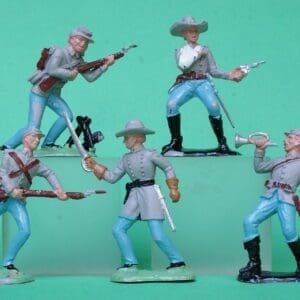 SOLD Crescent 60mm Confederate Infantry - Part Set