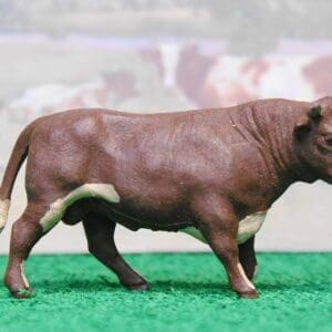 SOLD Herald Brown Bull with Ring in Nose