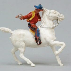 SOLD Speedwell Wild West Mounted Cowboy - RED Shirt