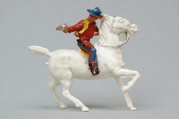 SOLD Speedwell Wild West Mounted Cowboy - RED Shirt