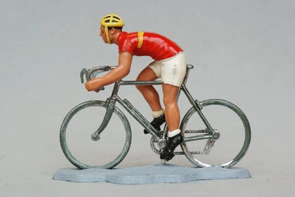 SOLD Britains Racing Cyclist Racing - RED Jersey