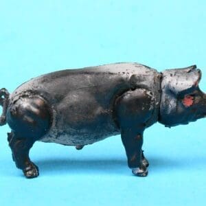 SOLD Lone Star RARE Movable Farm Pig (Black Plastic)