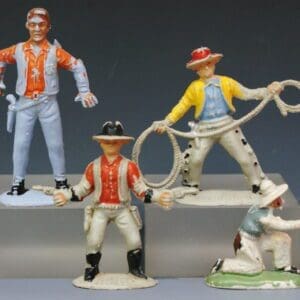 SOLD Charbens Plastic Wild West Cowboys