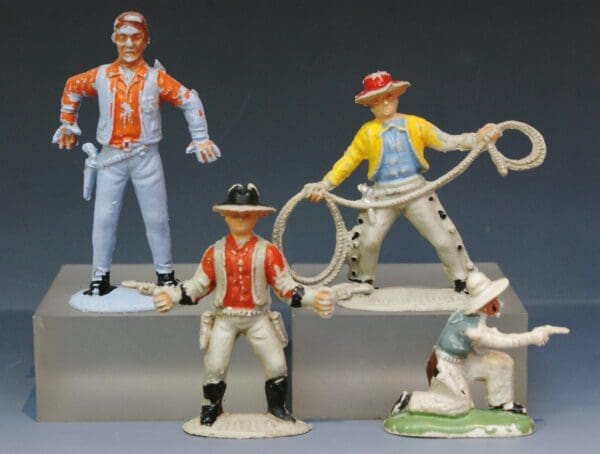 SOLD Charbens Plastic Wild West Cowboys