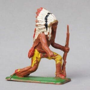 SOLD Cherilea 54mm Indian Kneeling with Rifle