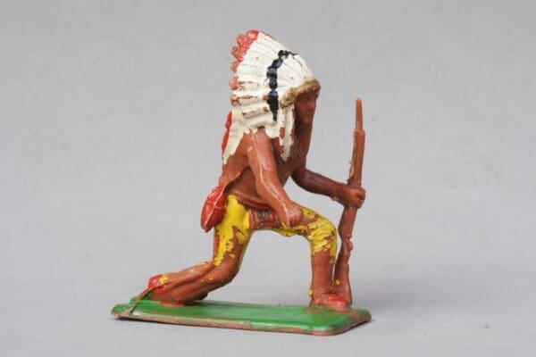 SOLD Cherilea 54mm Indian Kneeling with Rifle