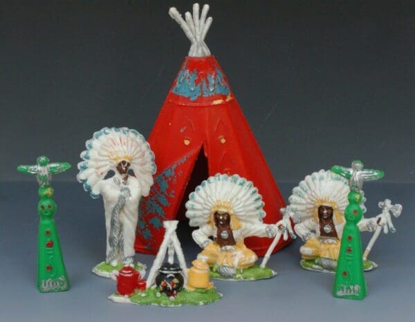 SOLD Speedwell/UNA Set of Camp-fire Indians #4