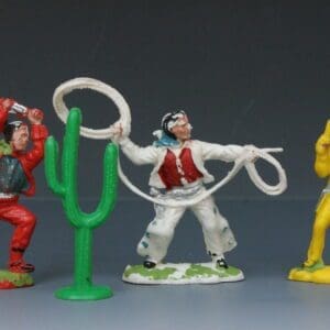 SOLD Speedwell Small Standing Cowboys plus Cactus