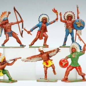 SOLD Crescent Indians - 1956 Issue Full Set of 6