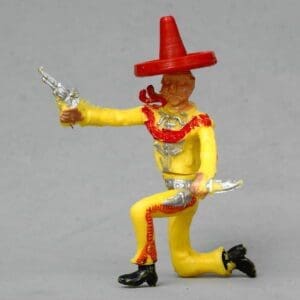 SOLD Cherilea Swoppet Mexican Kneeling - YELLOW Plastic