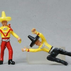 SOLD Cherilea Pair of 60mm Swoppet Mexicans - 1st Series