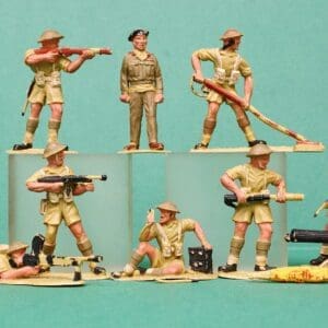 Timpo British 8th Army - Part- Set of 9