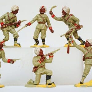 SOLD Crescent 60mm Indian Troops (Sikhs) - Full Set!