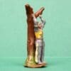 SOLD Timpo RARE Solid Plastic Prisoner Tied to Tree