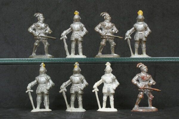 NEW! Cherilea 50mm Medieval Knights - BOTH Poses!