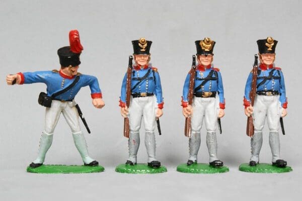 SOLD Timpo Battle of Waterloo Prussian Infantry #3