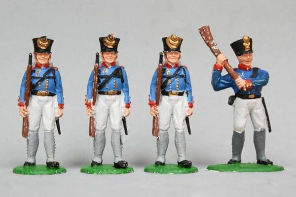 SOLD Timpo Battle of Waterloo Prussian Infantry