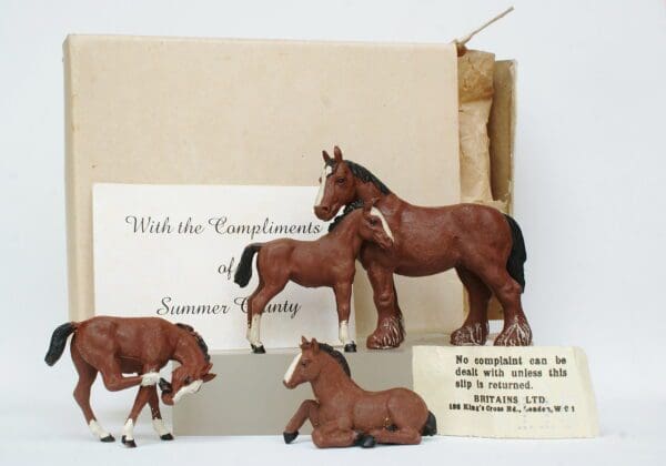 Britains 'Summer County' Farm Shire Mare & Colts Offer