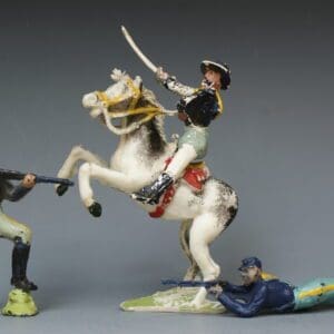 SOLD Cherilea 60mm US Cavalry with Mounted Officer #1