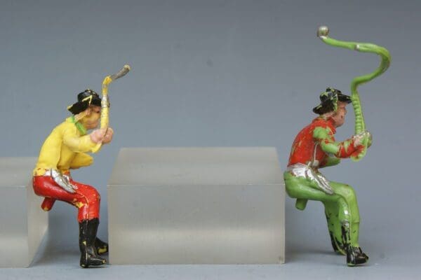 NEW! Cherilea 60mm Cowboy Wagon Drivers with Whips - Image 3