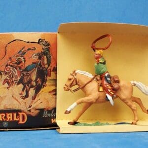 SOLD Herald Zang Mounted Cowboy Lassoing - VNMB!