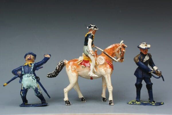 SOLD Cherilea 60mm US Cavalry with Mounted Officer #2
